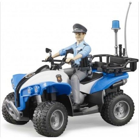 BRU63010 - Quad policía con policía Escala: 1/16 - 1