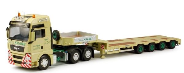 TEK63441 - MAN TGX XXL 6x4 con remolque de 4 ejes GOLDHOFER HN Krane - 1