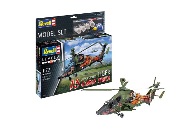REV63839 - MODELO CONJUNTO EUROCOPTER TIGER 15 AÑOS TIGRE con pintura para montar - 1