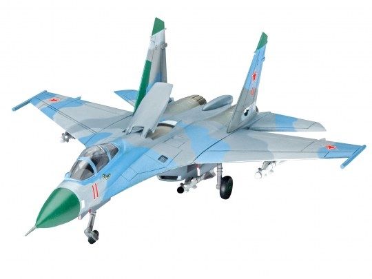 REV63948 - Model Set Su-27 Flanker con pintura para montar - 1