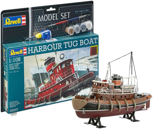 REV65207 - Maqueta de remolcador de puerto con pintura para montar - 1