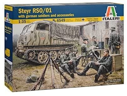 ITA6549 - Vehículo STEYR RSO/01 con soldados alemanes para montar y pintar - 1