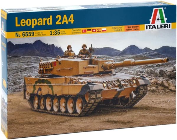 ITA6559 - Depósito LEOPARD 2A4 para montar y pintar - 1