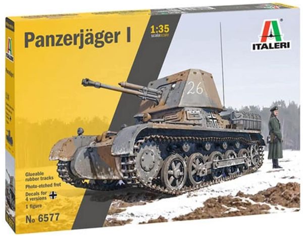 ITA6577 - Tanque PANZERJAGER I para montar y pintar - 1