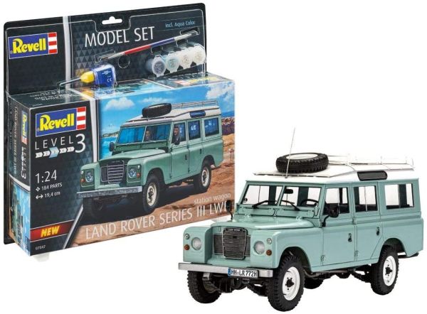 REV67047 - Juego de maquetas LAND ROVER SERIE III con pintura para montar - 1