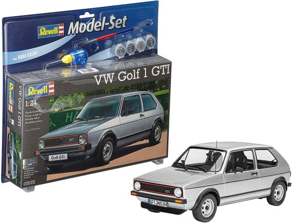 REV67072 - Model set VOLKSWAGEN Golf 1 GTI con pintura para montar - 1