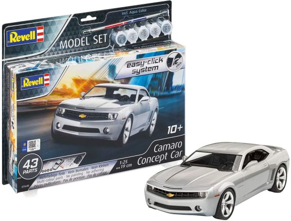 REV67648 - Maqueta set CHEVROLET Camaro Concept car con pintura para montar - 1