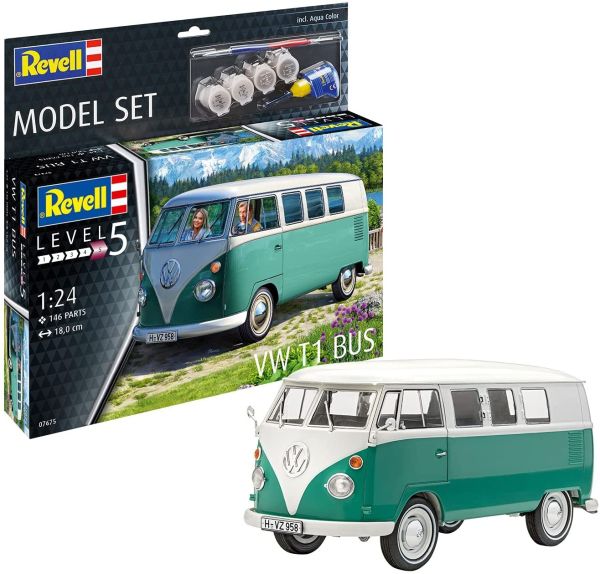 REV67675 - Maqueta de VOLKSWAGEN T1 Bus para montar con pintura - 1