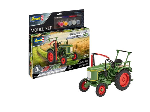 REV67822 - Juego de modelos FENDT F20 Dieselross con pintura para montar - 1