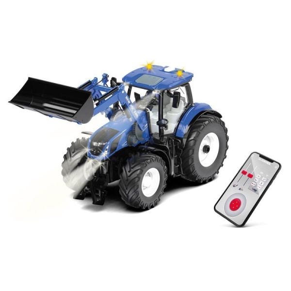 SIK6797 - NEW HOLLAND T7.315 con cargador radiocontrolado mediante aplicación Bluetooth (sin mando a distancia) - 1