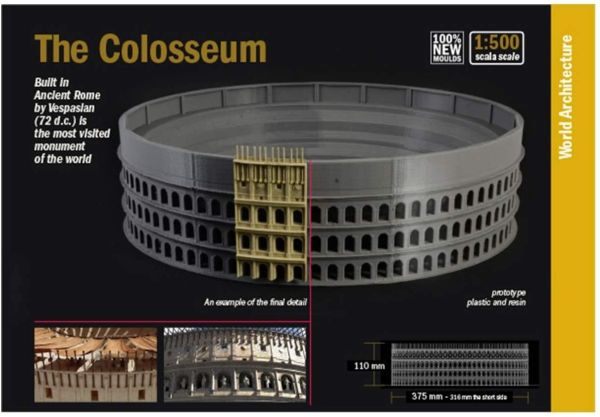 ITA68003 - Arquitectura mundial: EL COLISEO para montar y pintar - 1