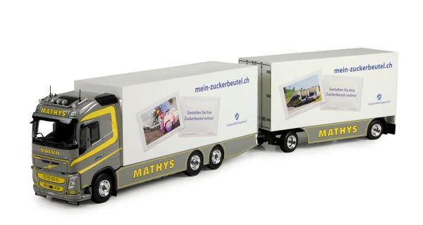 TEK73916 - VOLVO FH04 Globetrotter 6x4 rígido con remolque de 1+1 ejes MATHYS - 1