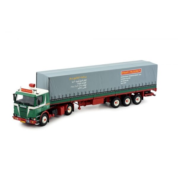 TEK77058 - Camión con remolque de lona RYNART - SCANIA R142 4x2 - 1