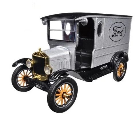 MMX79329GRIS - FORD Modelo T Paddy Wagon 1925 Plata - 1