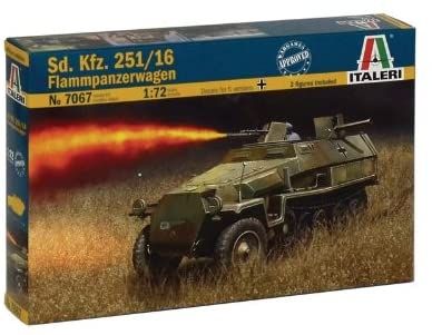ITA7067 - Vehículo Sd.Kfz. 251/16 Flammpanzerwagen para montar y pintar - 1