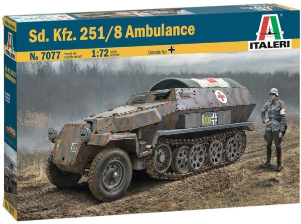 ITA7077 - Ambulancia Sd.Kfz.251/8 para montar y pintar - 1