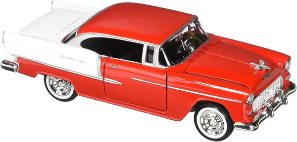 MMX73229RD - CHEVY Bel Air 1955 rojo y blanco - 1