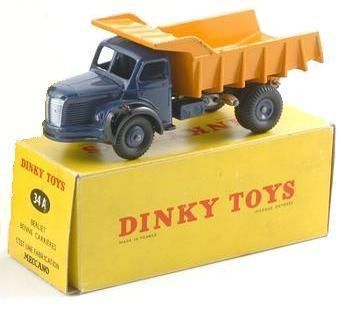 DIN34A - Transporter BERLIET 4x2 Azul y amarillo – Edición ATLAS - 1