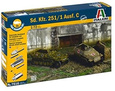 ITA7516 - Vehículo Sd.Kfz. 251/1 Ausf. Rápido de montar y pintar. - 1