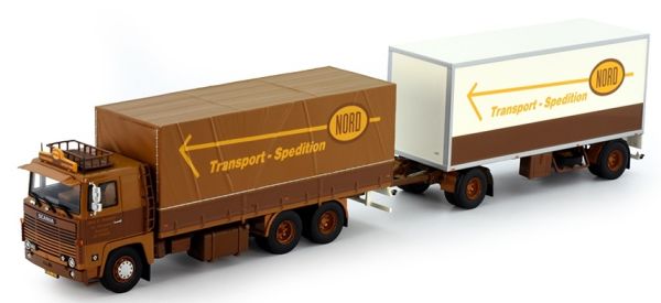 TEK75626 - SCANIA 141 Rígido 6x4 con remolque 1+1 ejes ASG NORD - 1