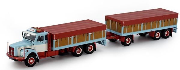 TEK76805 - SCANIA L75 6x4 Rígido con remolque 1+2 Ejes SCANIA VABIS - 1