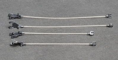 YCC783C-4 - Cables Arrow metalizados LG 1550 Negro RAL9005 - 1