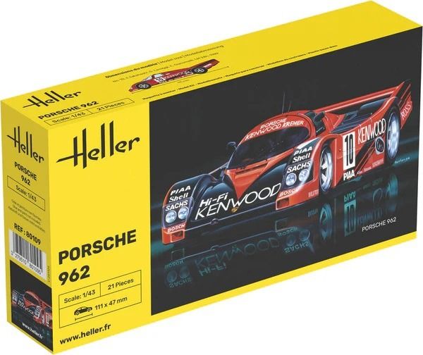 HEL80109 - PORSCHE 962 #10 para armar y pintar - 1