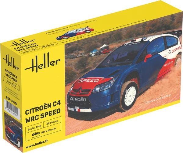 HEL80117 - Kit CITROEN C4 WRC Speed para montar y pintar - 1