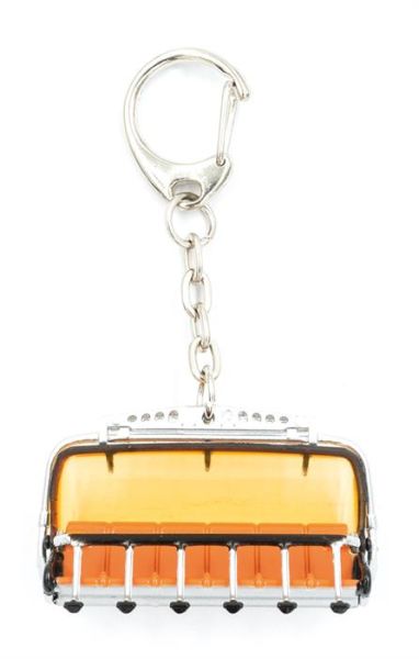 JC80610 - Llavero telesilla de 6 plazas con funda naranja - 1