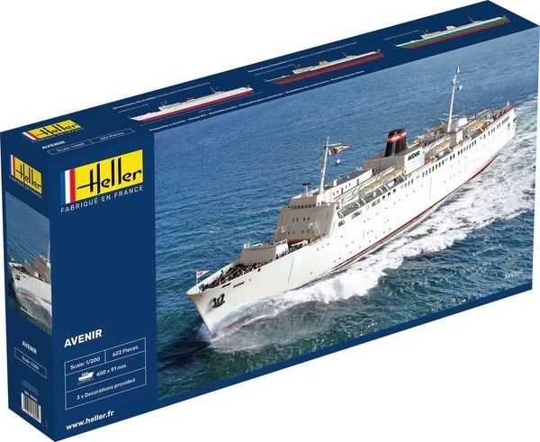 HEL80625 - FUTURO barco para montar y pintar - 1
