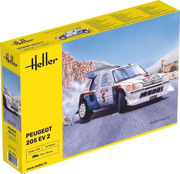 HEL80716 - PEUGEOT 205 EV 2 #5 para montar y pintar - 1