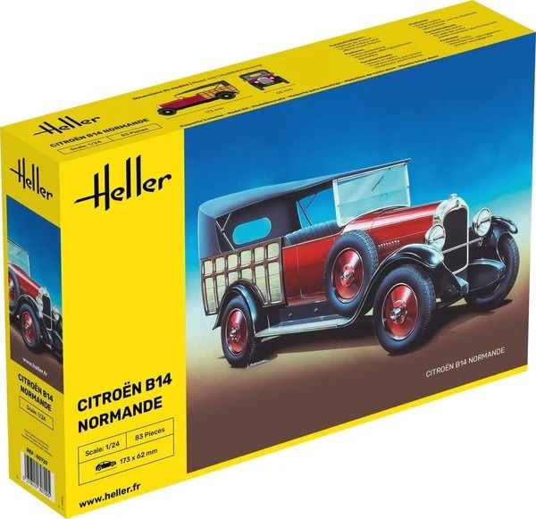 HEL80729 - Coche CITROEN B14 Normande para montar y pintar - 1