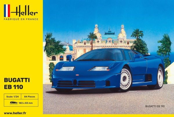 HEL80738 - BUGATTI EB 110 para montar y pintar - 1
