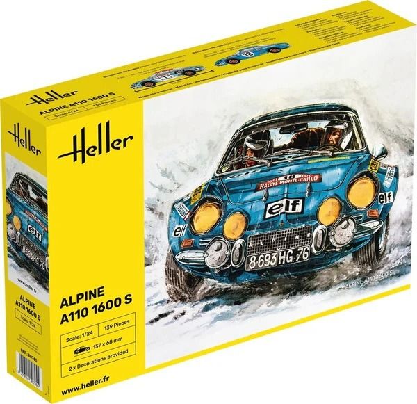 HEL80745 - Alpine A110-1600S – kit de montaje y pintura - 1