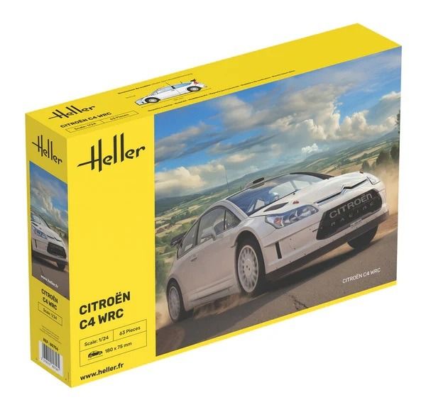 HEL80756 - CITROEN C4 WRC para montar y pintar - 1