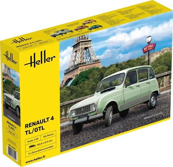 HEL80759 - RENAULT 4TL/GTL para montar y pintar - 1