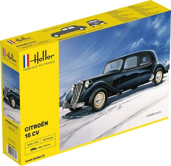 HEL80763 - CITROEN 15 CV para montar y pintar - 1