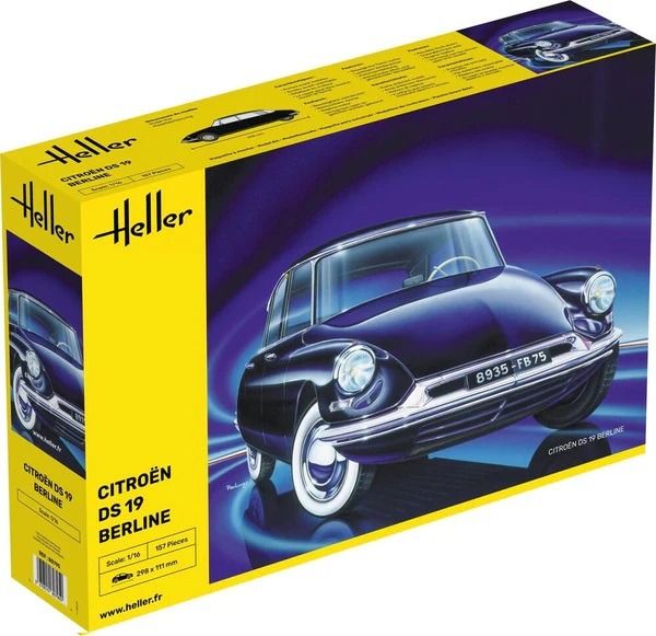 HEL80795 - Coche CITROEN DS 19 para montar y pintar - 1