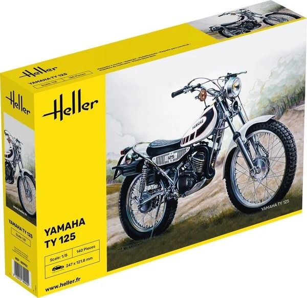 HEL80902 - Kit de montaje y pintura para YAMAHA TY 125 - 1