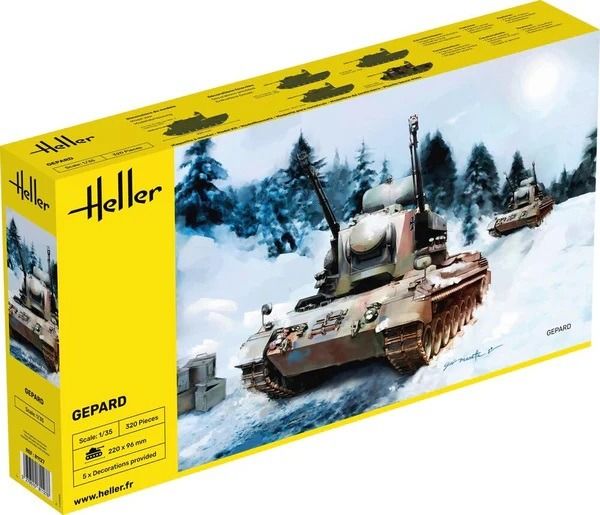 HEL81127 - Tanque GEPARD para montar y pintar - 1