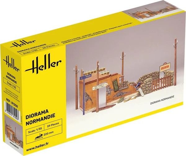 HEL81250 - Diorama de Normandía para montar y pintar - 1