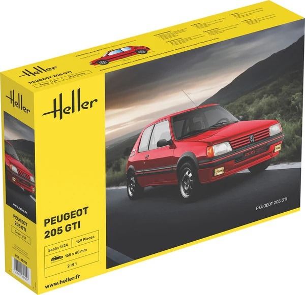 HEL82705 - PEUGEOT 205 GTI para montar y pintar - 1