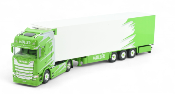 TEK84747 - SCANIA S Highline 4x2 con remolque frigorífico de 3 ejes MULLER - 1