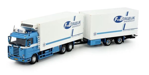 TEK84995 - SCANIA R143 6x2 LKW mit 2-achsigem Kühlauflieger F.VAN BERGEIJK - 1