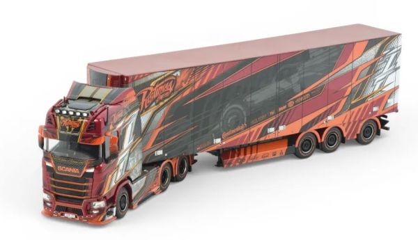 TEK85092 - SCANIA NGS Highline 6x4 mit 3-achsigem Kühlauflieger RISTIMAA-ICEMAN - 1