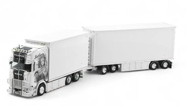TEK85554 - SCANIA Camión rígido 6x4 Highline de nueva generación con remolque de 2+2 ejes TELHAUG - 1