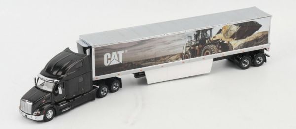 DCM85768 - PETERBILT 579 Ultra Loft 6x4 con remolque Caterpillar de 2 ejes - 1