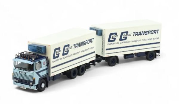 TEK86509 - SCANIA 141 6x4 rígido refrigerado con remolque refrigerado de 1+1 ejes GEOFF GILBERT - 1