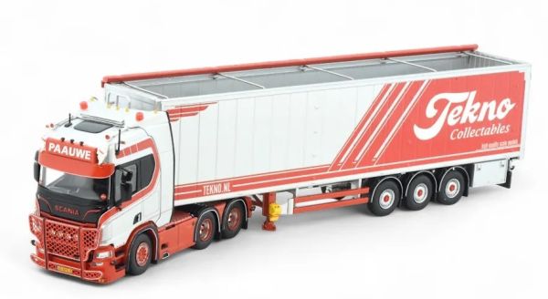 TEK87077 - SCANIA Next Generation R650 6x4 con remolque para grano PAAUWE de 3 ejes - 1