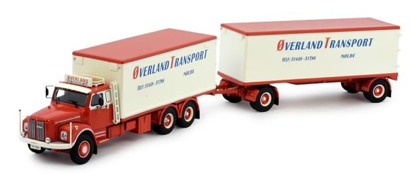 TEK82117 - SCANIA LS76 6x4 rígido con remolque 2 Ejes OVERLAND - 1